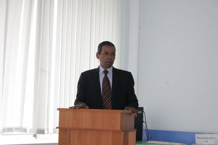 Professor from Egypt gave a lection in BelSU
