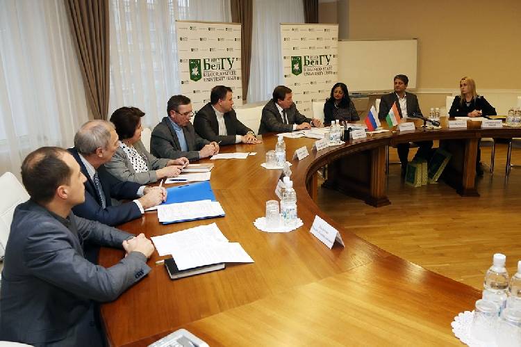 Representatives of Indian Embassy in Russia visited BelSU 