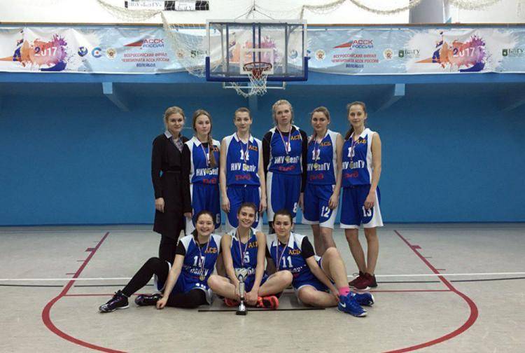 Баскетболистки НИУ «БелГУ» – победители дивизиона им. Г. Саакяна 2017-2018