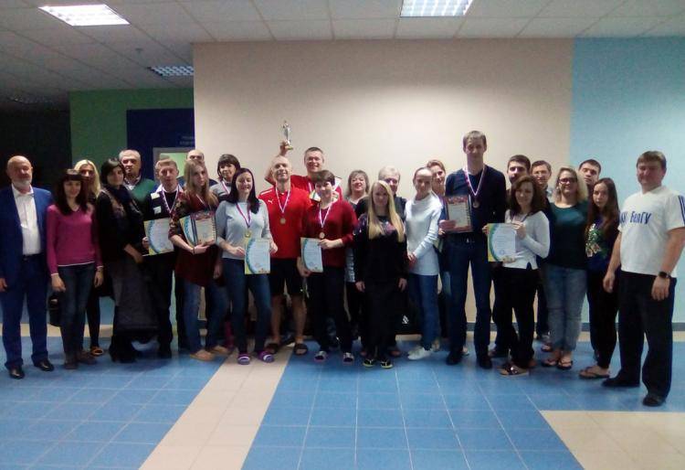 Представители Педагогического института НИУ «БелГУ» – победители университетской спартакиады по плаванию