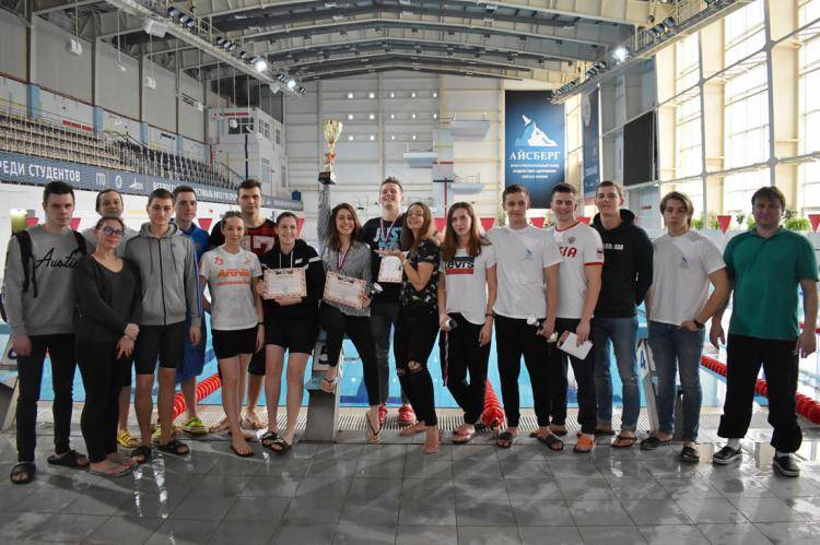 Студенты НИУ «БелГУ» - лучшие в плавании