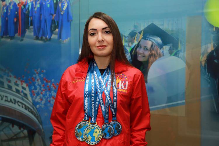 The student of BelSU became the two-time world champion