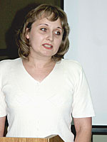 Юлия Козырева, аспирант кафедры органической химии, обладательница 1 места конкурса