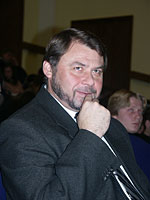 На Чтениях присутствовал журналист, актёр БГАДТ им. М.С. Щепкина, телеведущий канала БТВ Виталий Стариков