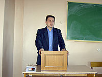 Студент 4-го курса Павел Акиньшин рассказывает об итогах прохождения практики в средней школе № 45 г. Белгорода