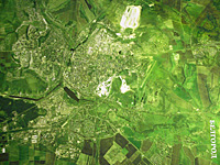 Наш город. Снимок со спутника
