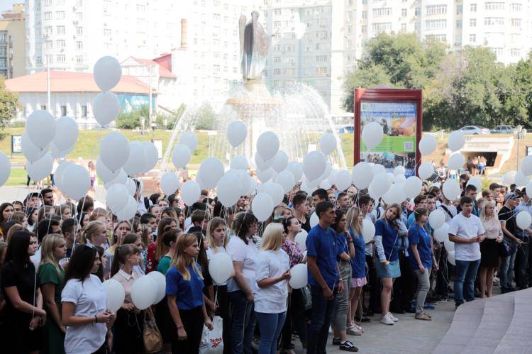 Митинг в память о погибших в Беслане прошёл в НИУ «БелГУ»