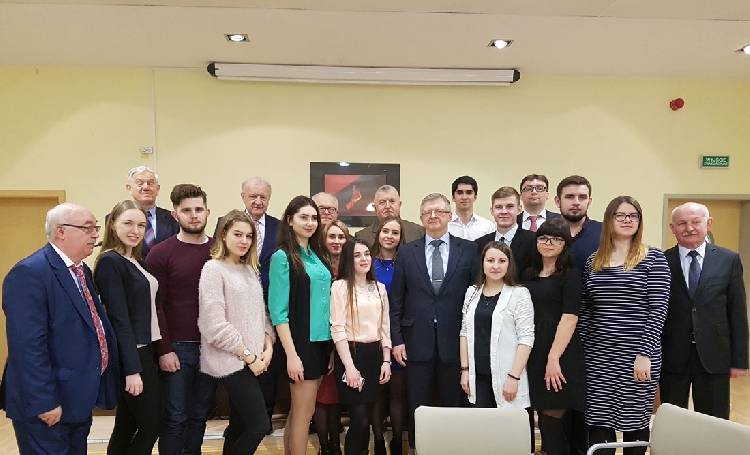 Future lawyers met Russian Federation ambassador in Poland 