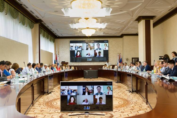 The meeting of National administration of the SCO University has taken place in RUDN 