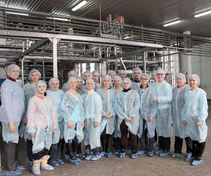 Students of BelSU visited “EFKO” manufacturing site in Alekseevka 