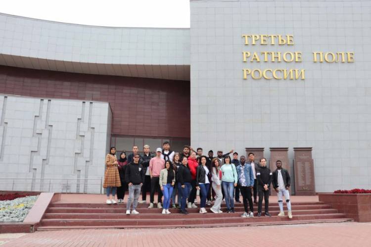 International students from Belgorod State University visited Prokhorovka Battlefield