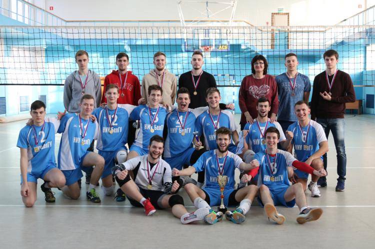 Волейболисты НИУ «БелГУ» – победители новогоднего турнира