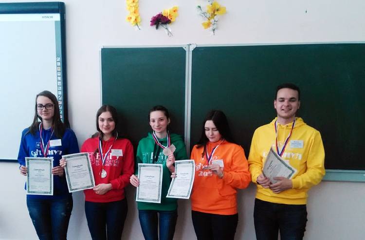 Silver medal of inter-university contest