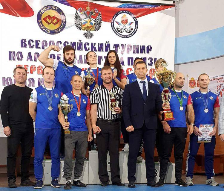 Сборная НИУ «БелГУ» по армспорту – победитель всероссийского турнира
