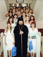 Архиепископ Белгородский и Старооскольский Владыка Иоанн и сестры милосердия
