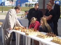Для любителей шахмат был организован шахматный турнир